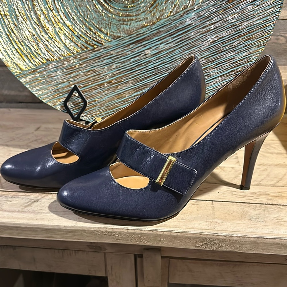 Nice work navy shoe
